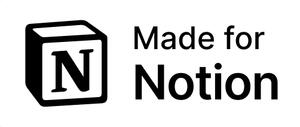 'Made for Notion' icon 'Made for Notion' icon